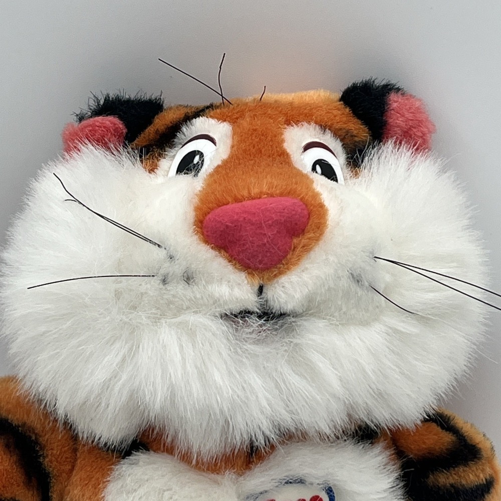 Vintage Esso Tiger Plush Stuffed Animal 10" Advertising Promo Gas Station Mascot - Picture 2 of 11